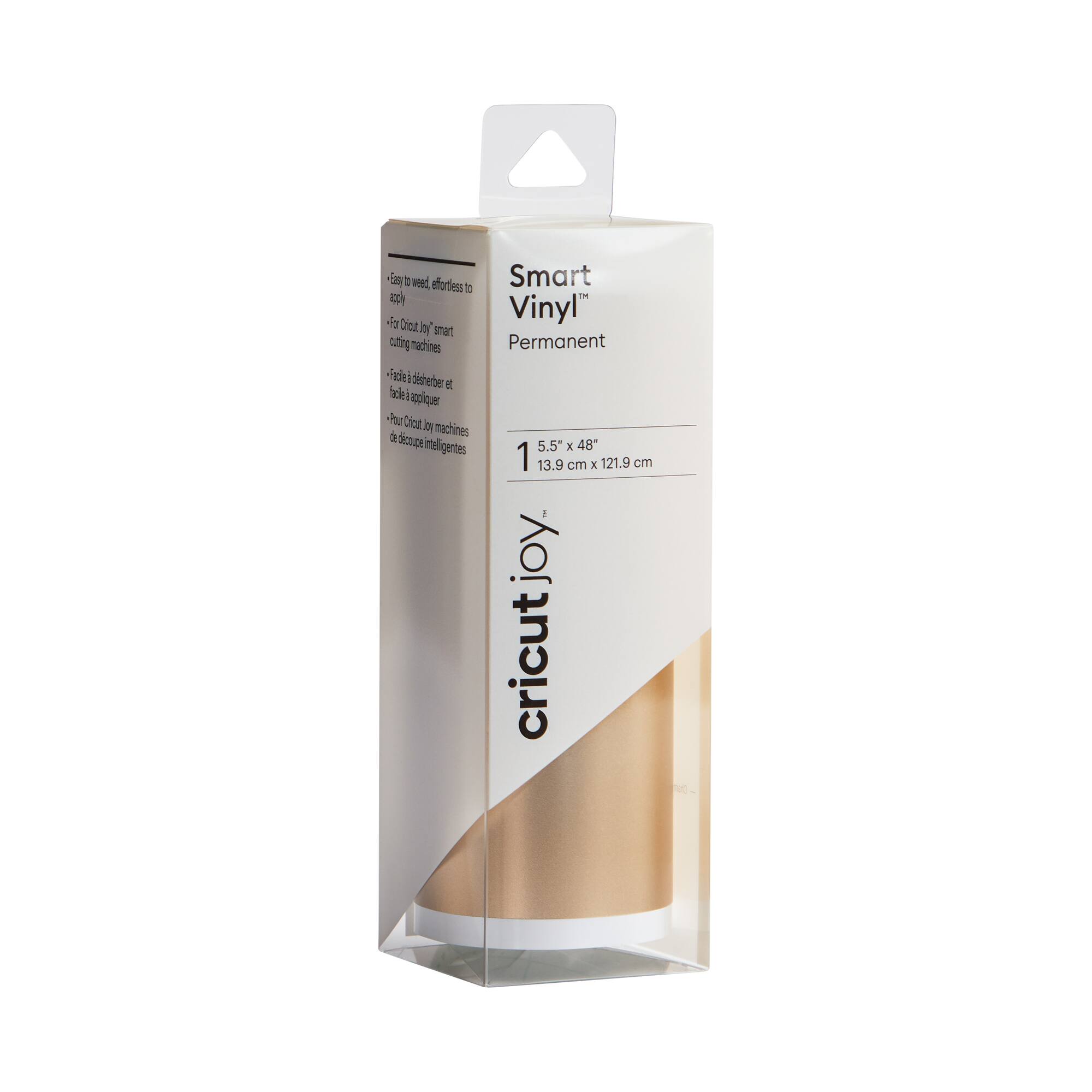 9 Pack: Cricut Joy™ Permanent Smart Vinyl™ Matte Metallic, Champagne